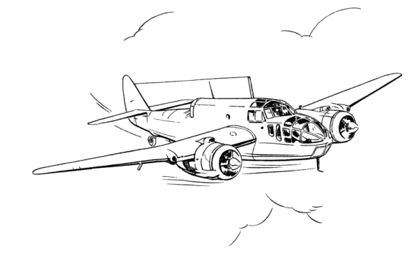 Bristol Beaufort MK.I coloring page