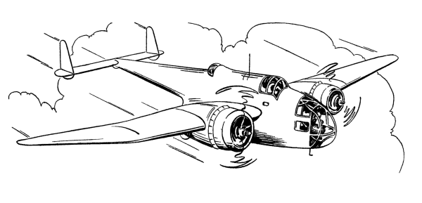 Handley Page Hampden coloring page