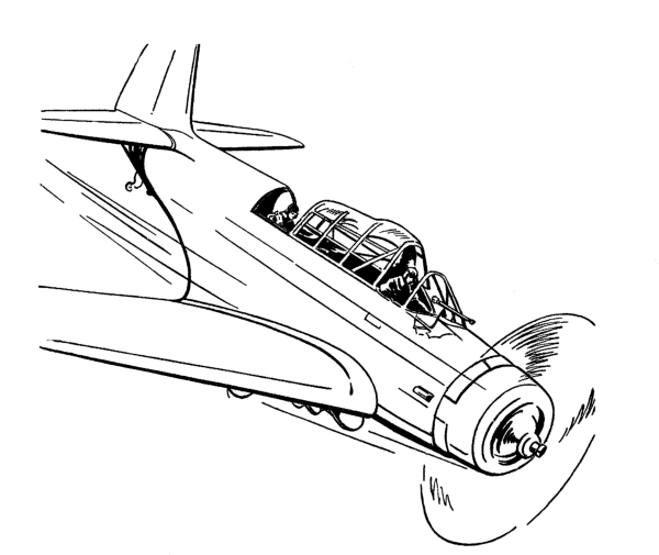 Douglas TBD-1 Devastator coloring page