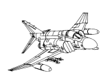 Military Fighter Coloring Pages